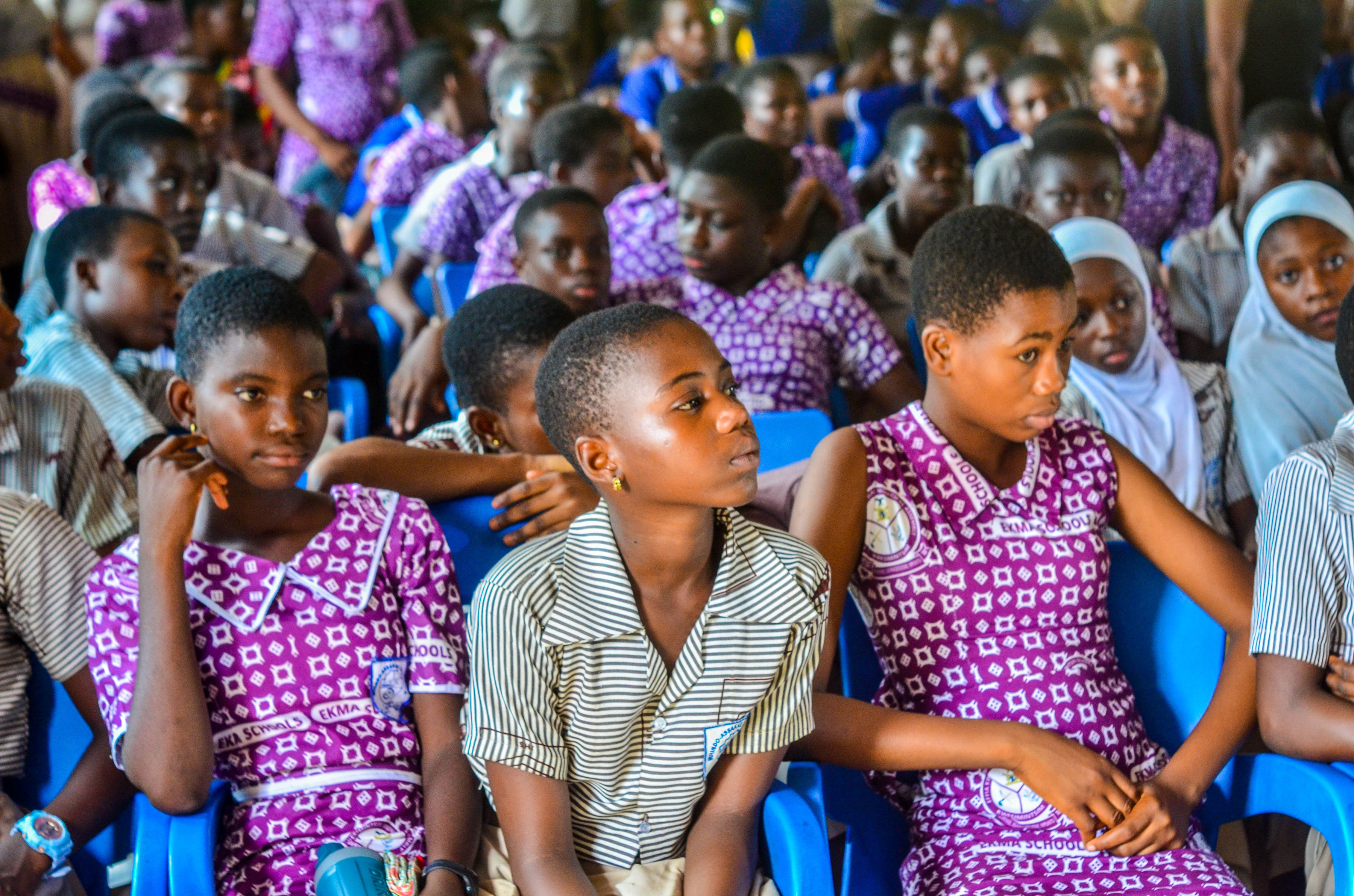 Menstrual hygiene education at Assakae